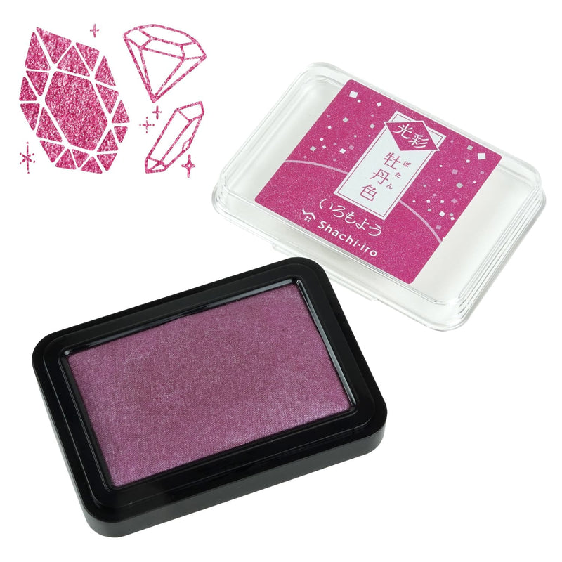 IROMOYO Kosai Shimmer Ink Pad Peony