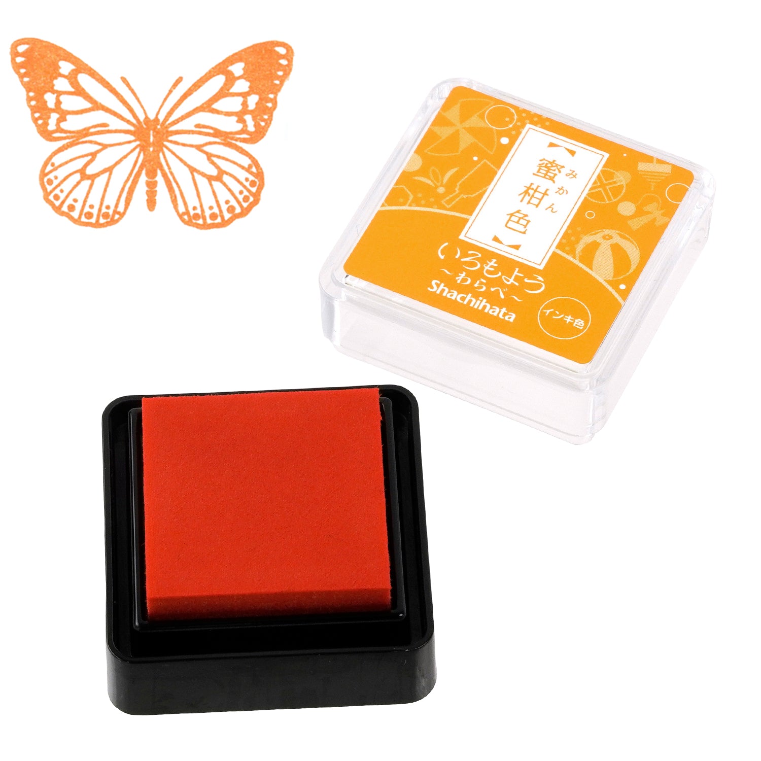 IROMOYO Warabe Mini Ink Pad Mandarin Orange