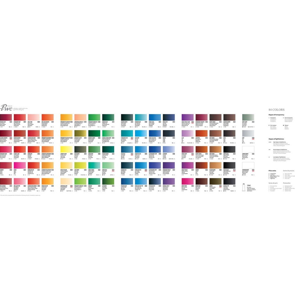 ShinHan PWC Ex Fine Artist Wcolor 15ml 32Col