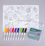 HEYDOODLE Placemats DRW Series Outer Space