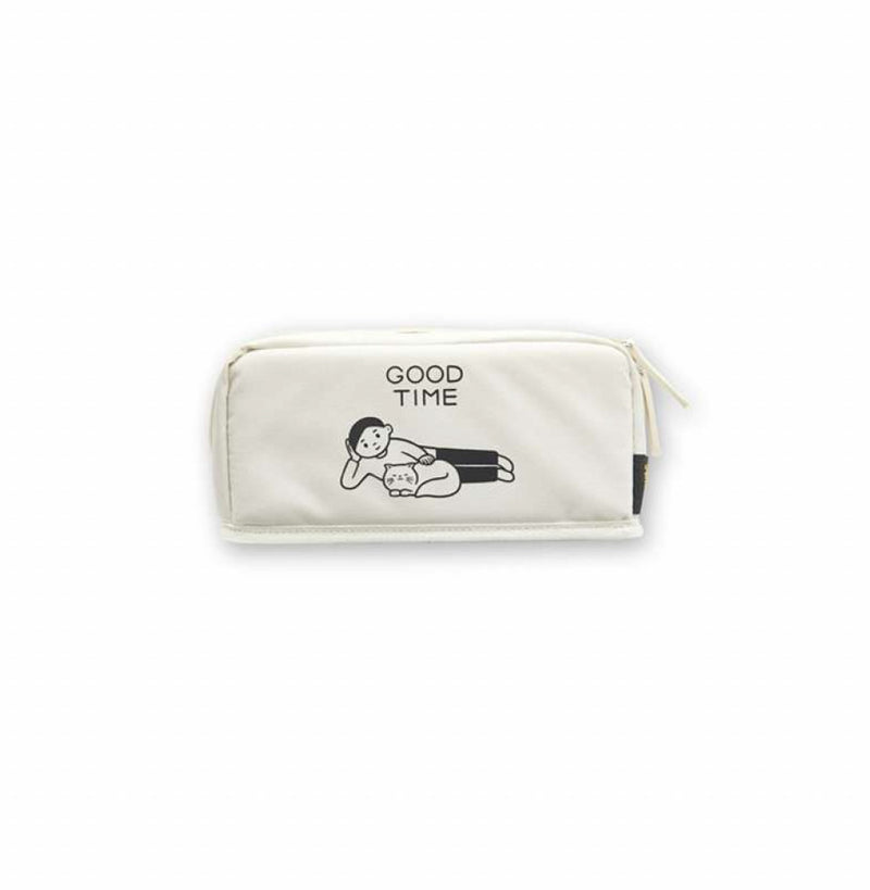 KOKUYO x NORITAKE Haco Haco PenCase White