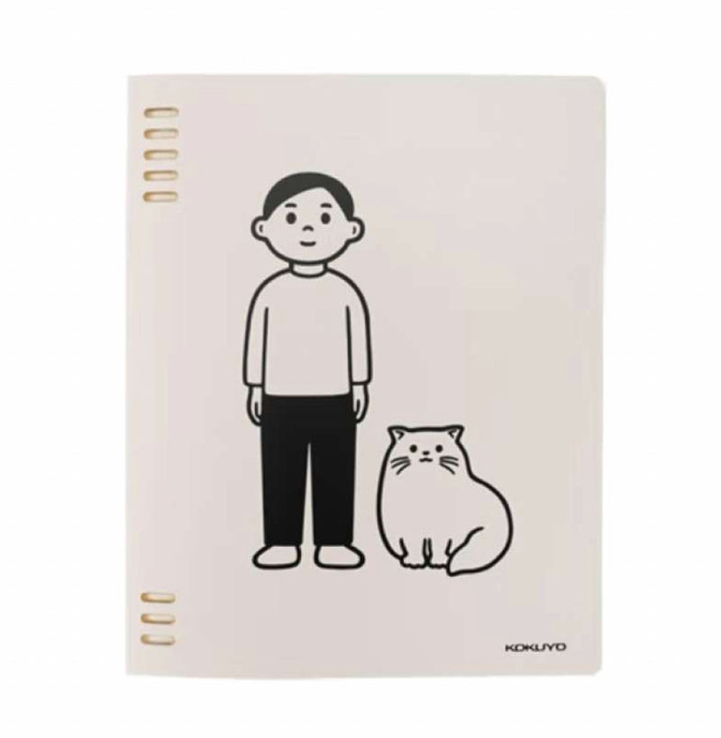 KOKUYO x NORITAKE Binder Notebook 40P 8mm B5 White