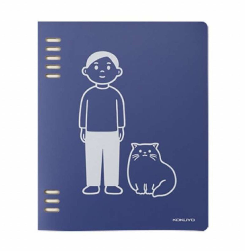 KOKUYO x NORITAKE Binder Notebook 40P 8mm A5 Blue