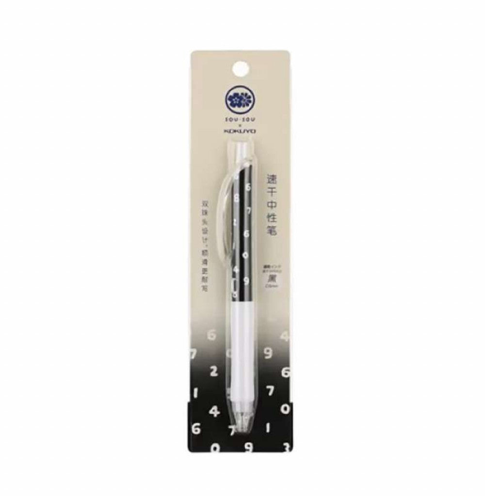 KOKUYO x SOU.SOU viviDRY Gel Pen 0.5mm So-Su-U Black