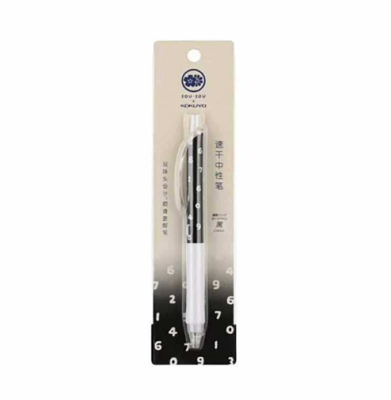KOKUYO x SOU.SOU viviDRY Gel Pen 0.5mm So-Su-U Black