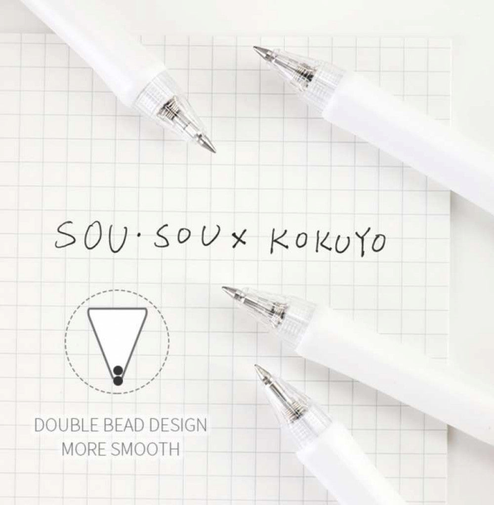 KOKUYO x SOU.SOU viviDRY Gel Pen 0.5mm Smile