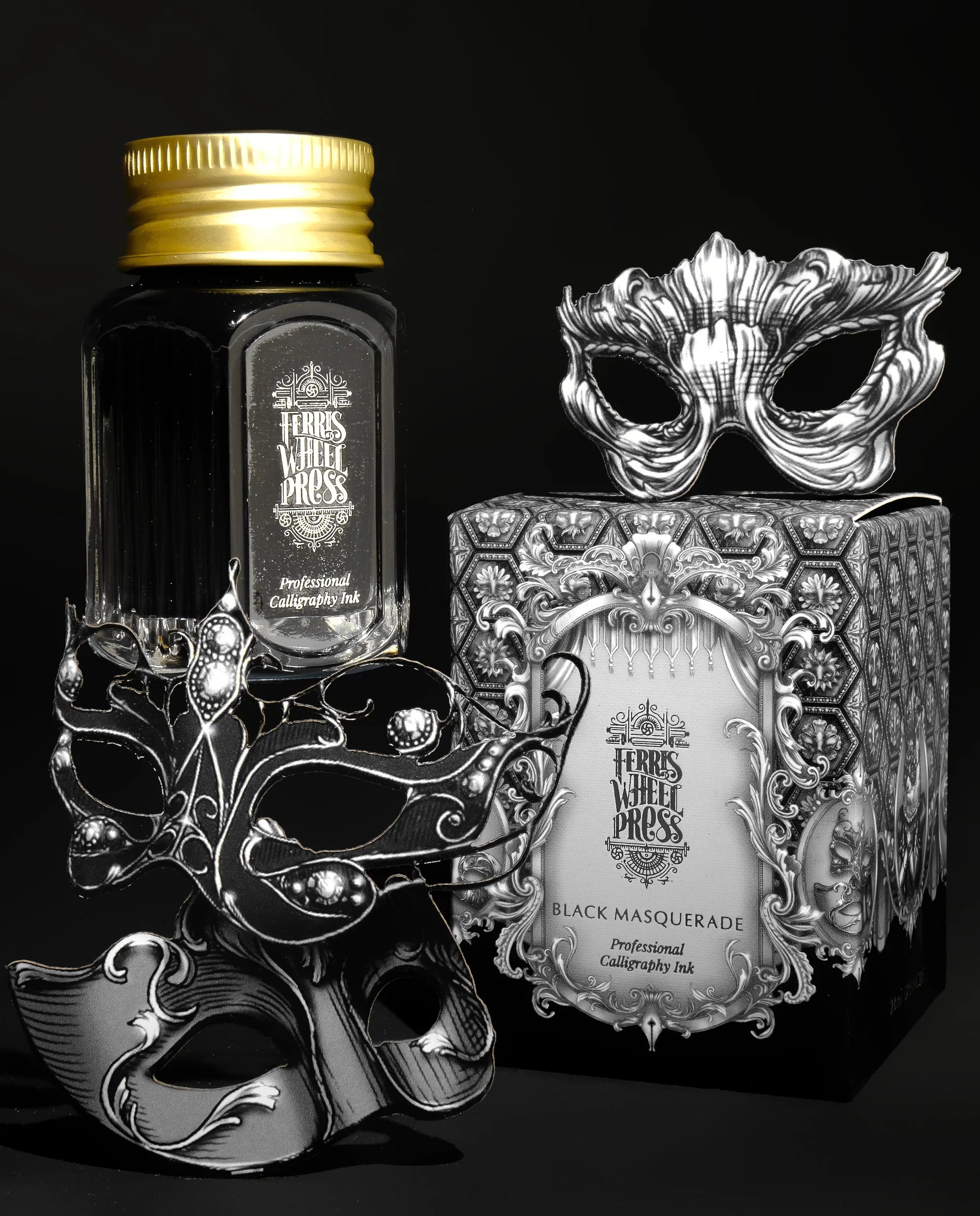 FWP Calligraphy Ink 28ml Black Masquerade