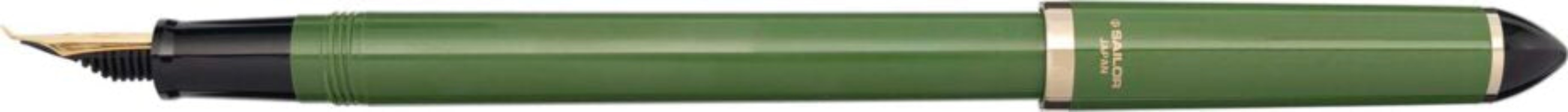 SAILOR Calligraphy Fountain Pen Fude 55 Degree Nib Green