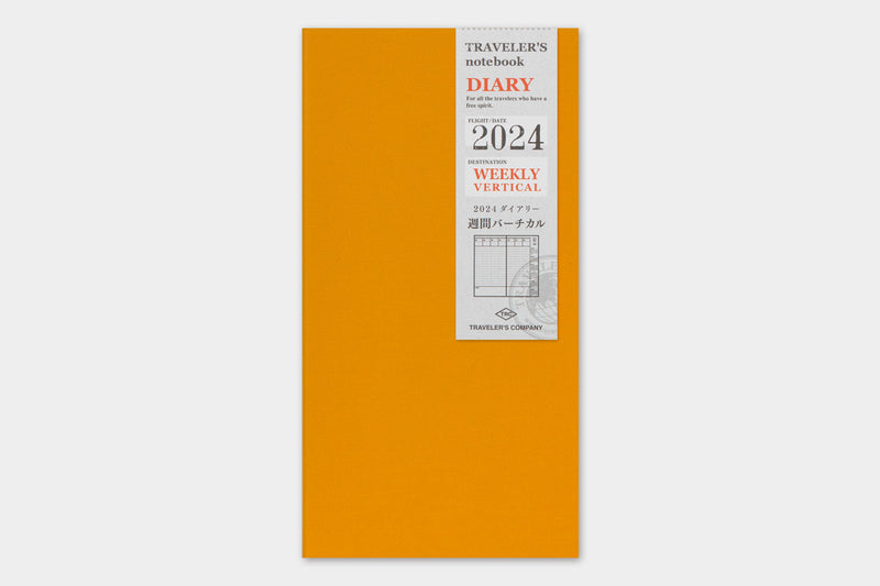 TRAVELER'S 2024 Notebook Refill Weekly Vertical