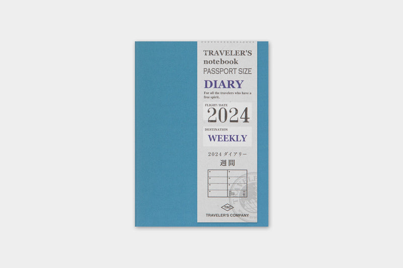 TRAVELER'S 2024 Notebook Passport Size Refill Weekly