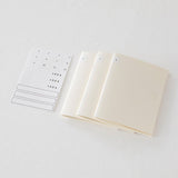 MD Notebook Light 3pcs Pack A4 Variant Lined