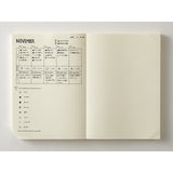 MD Notebook Journal A5 Codex 1 Day 1 Page Dot Grid A