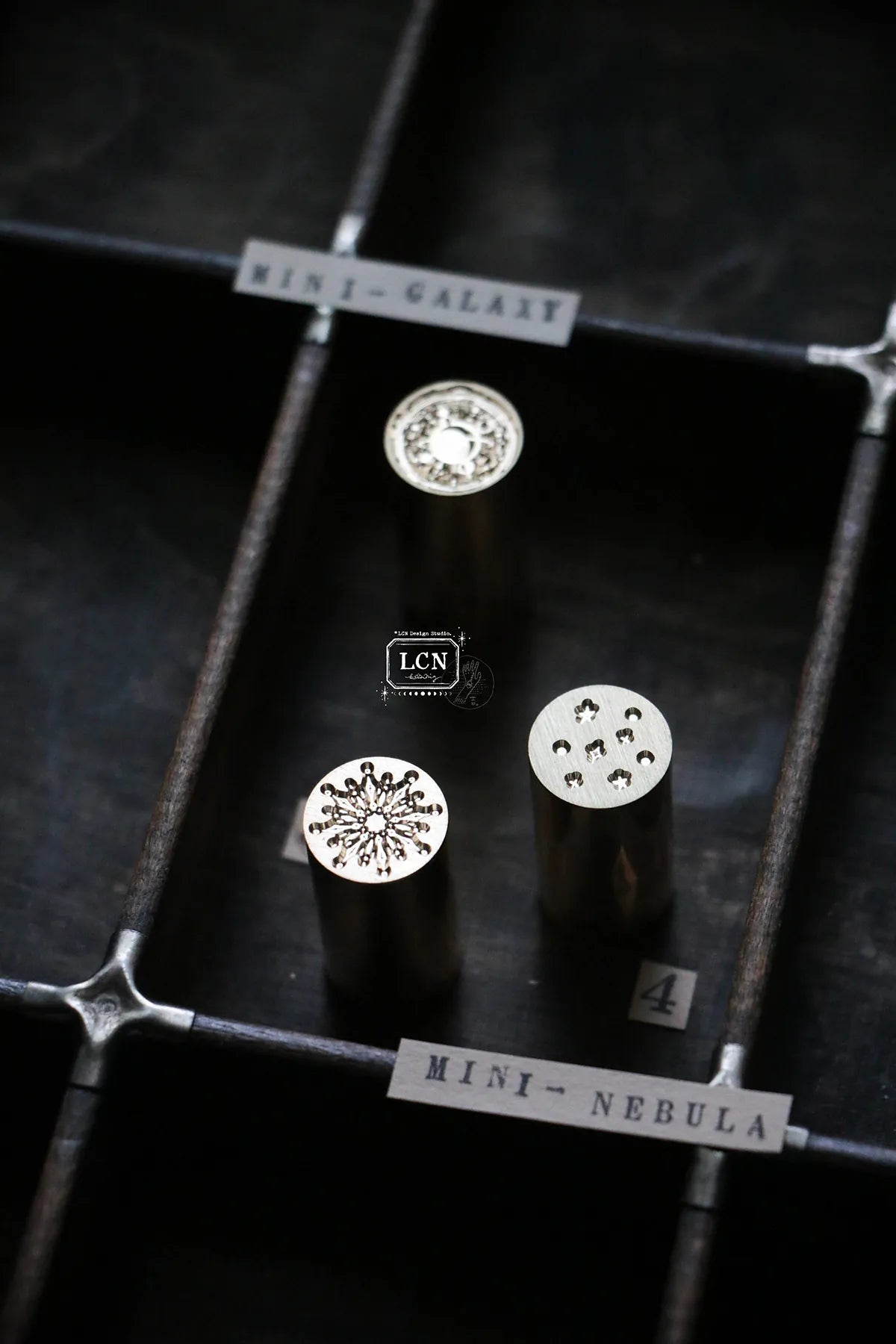 LCN Mini Double Sided Wax Seal Stamp Set Nebula 4