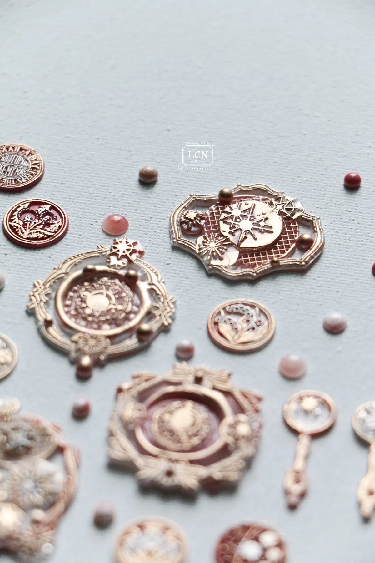 LCN Wax Seal Stamp Set Retro Frame 5