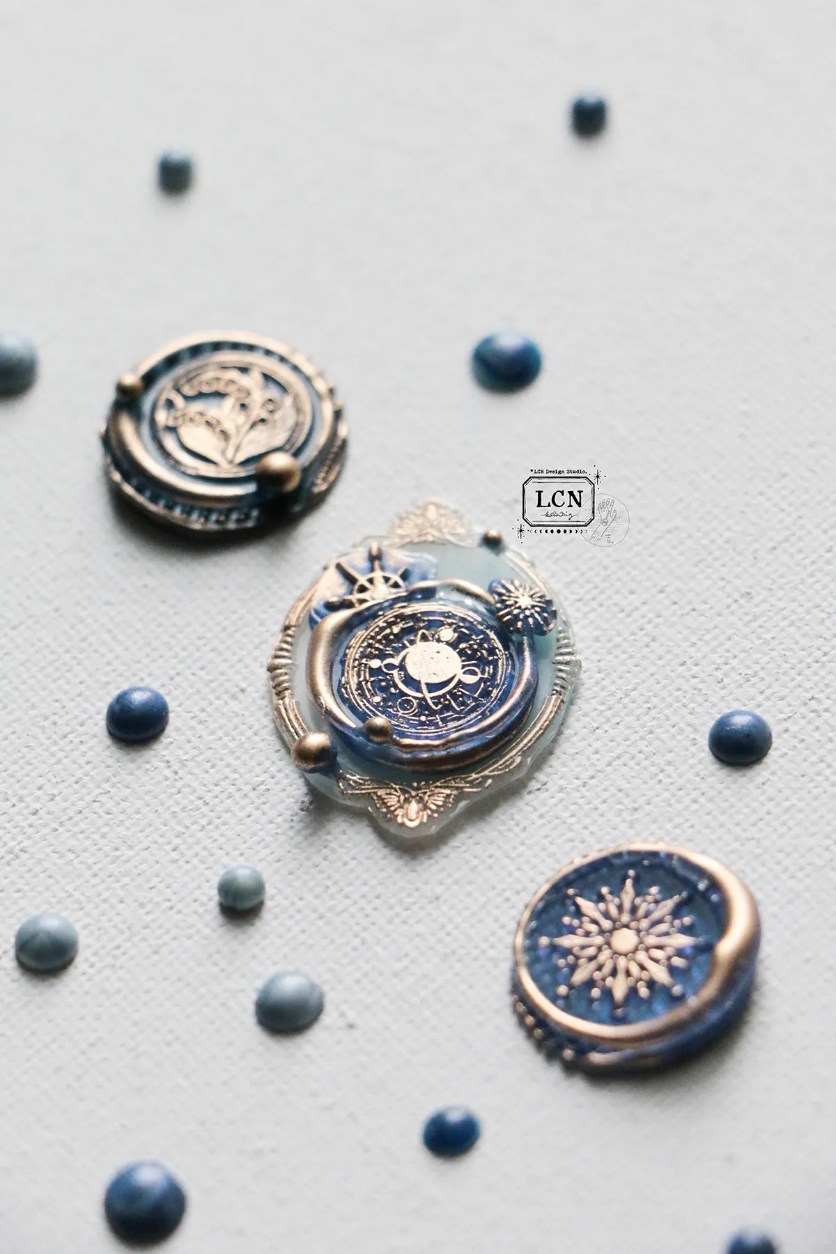 LCN Wax Seal Stamp Set Retro Frame 2