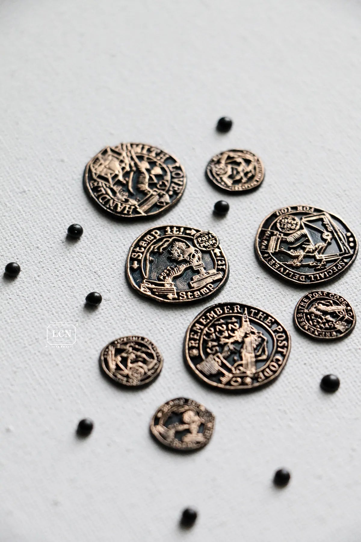 LCN Wax Seal Stamp Set Postage Mark-Letter