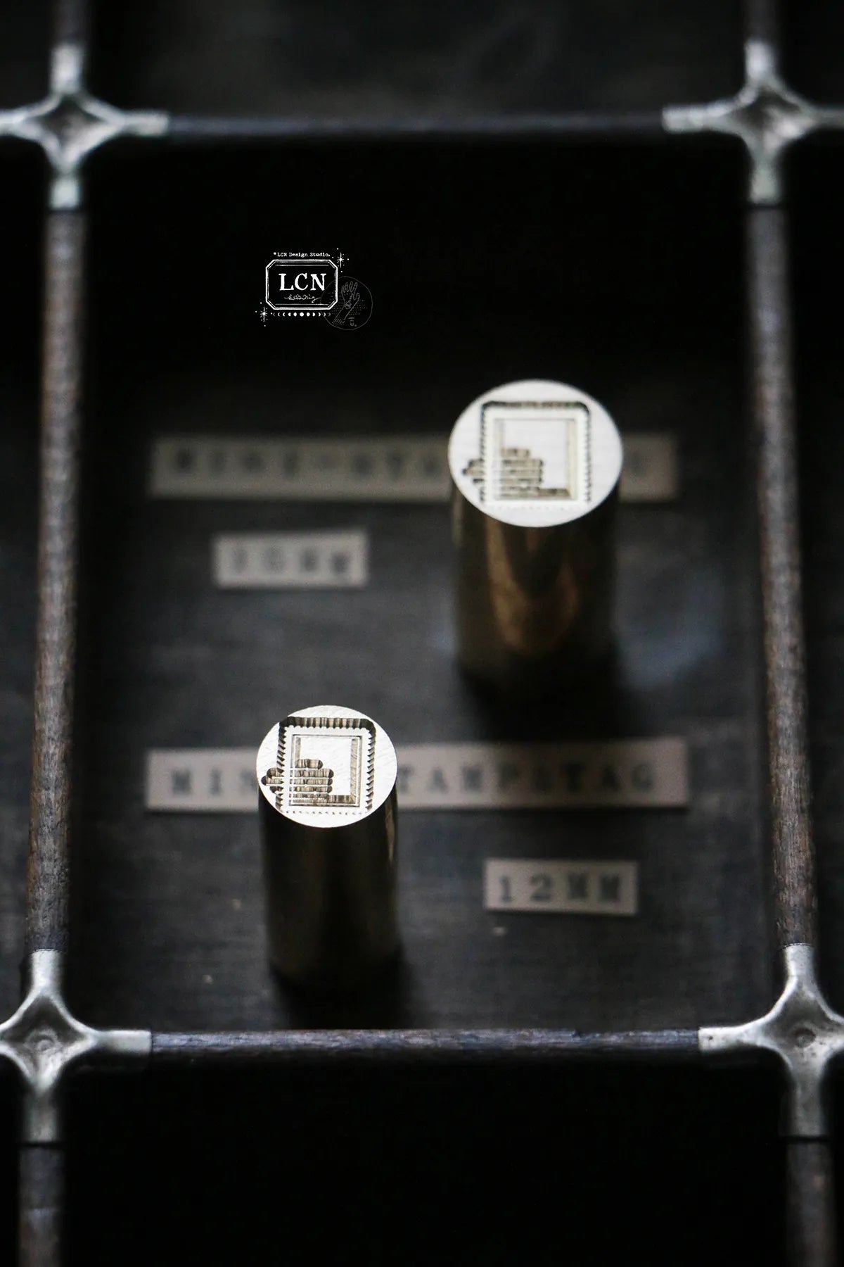 LCN Mini Double Sided Wax Seal Stamp Set Stamp & Tag 1.2