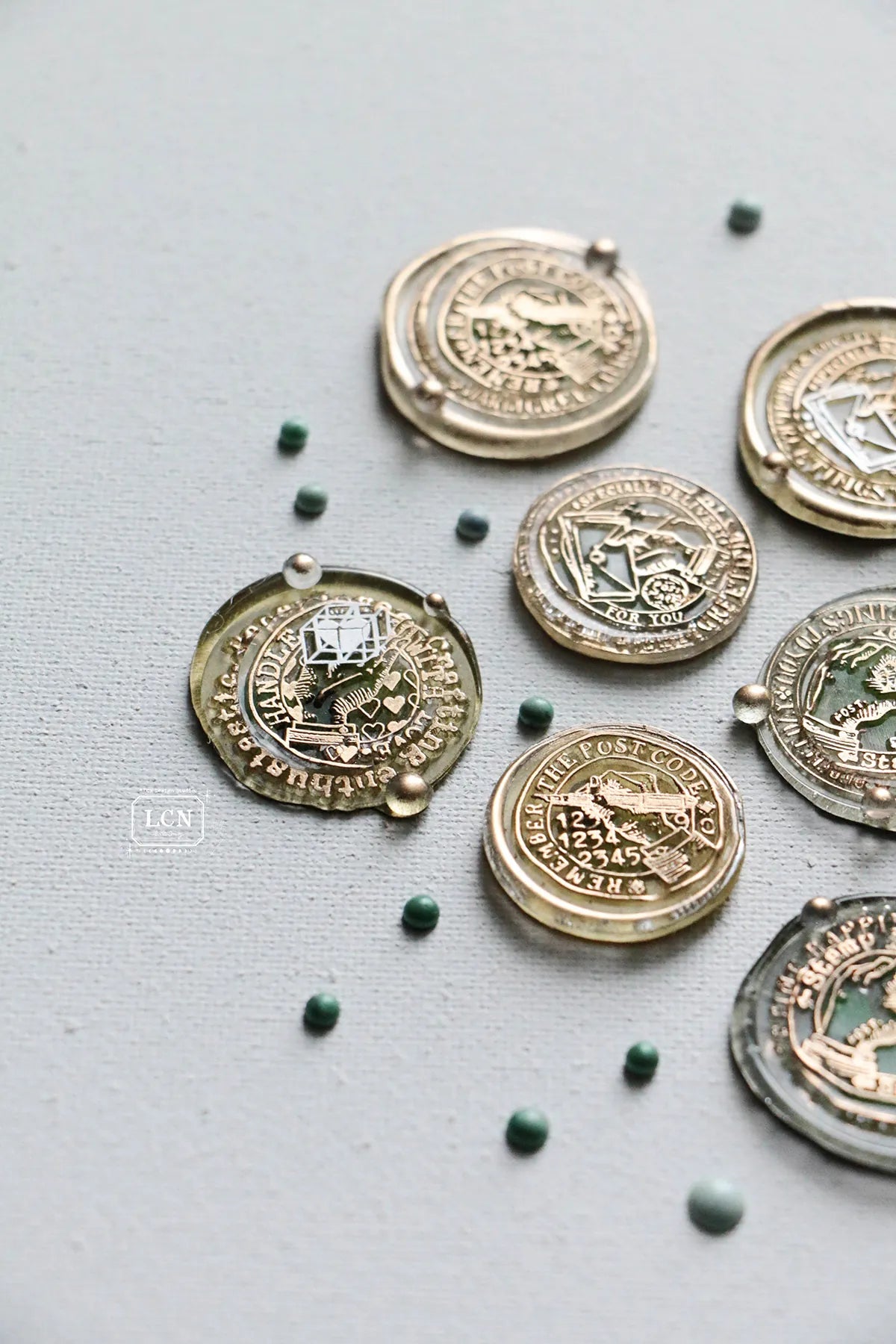 LCN Wax Seal Stamp Set Postage Mark-Gift