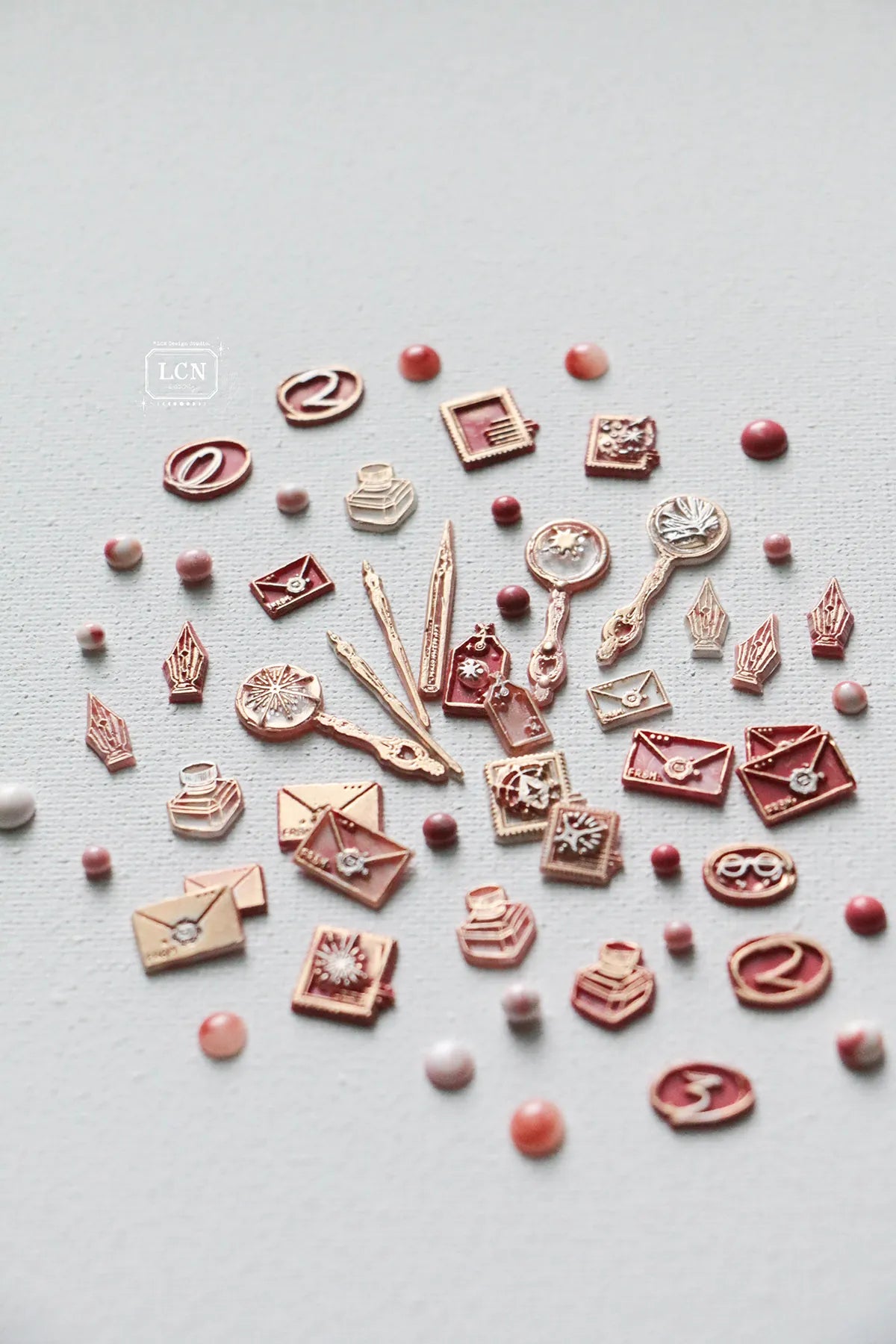 LCN Wax Seal Stamp Set Magnifier