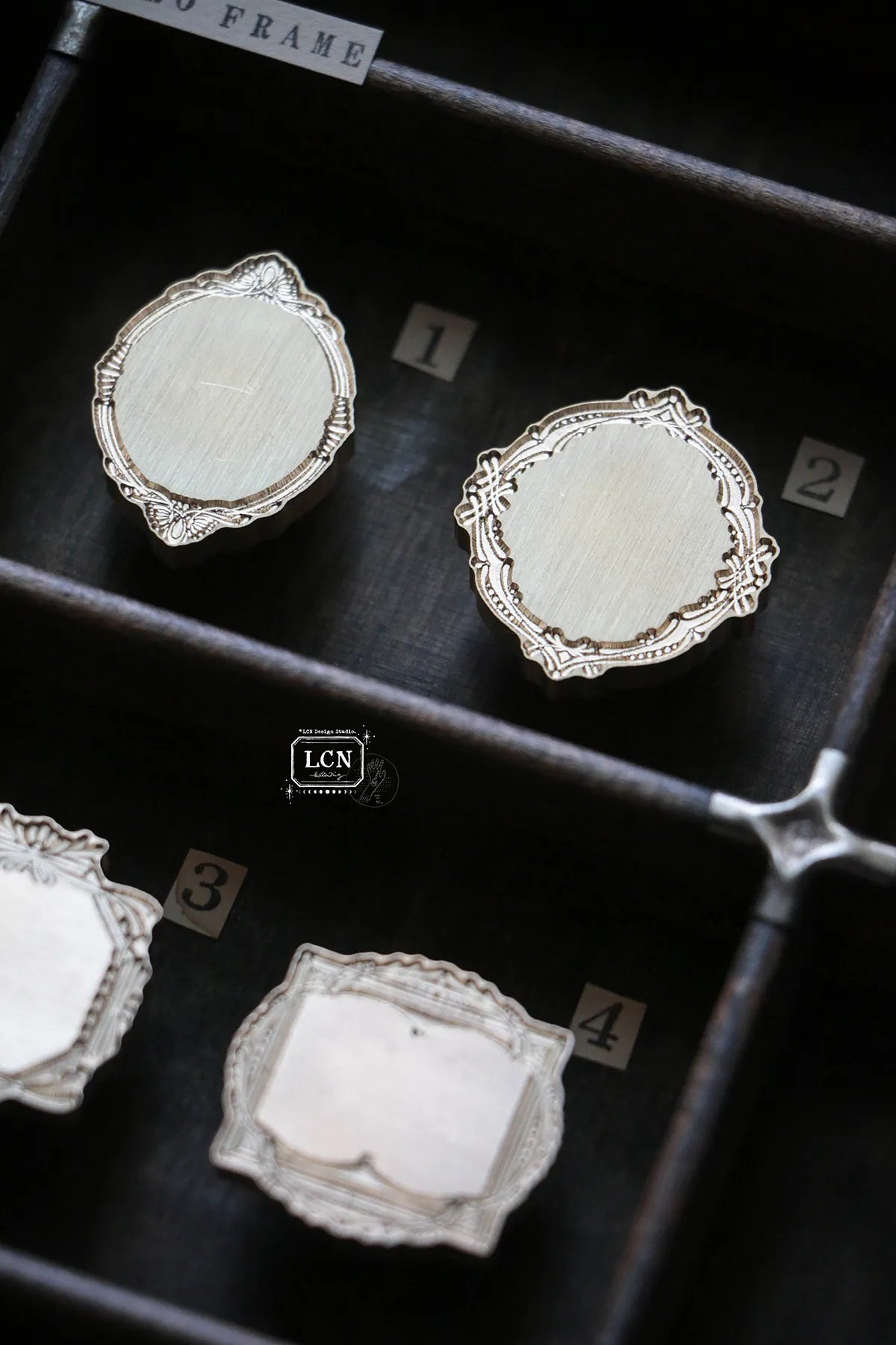 LCN Wax Seal Stamp Set Retro Frame 2