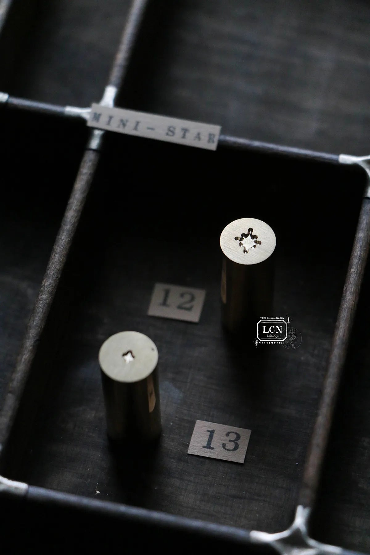 LCN Mini Double Sided Wax Seal Stamp Set Star 13