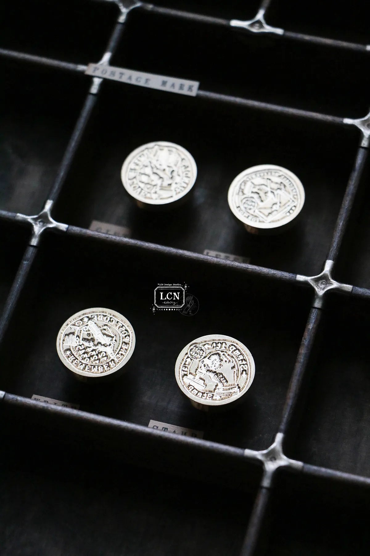 LCN Wax Seal Stamp Set Postage Mark-Writing
