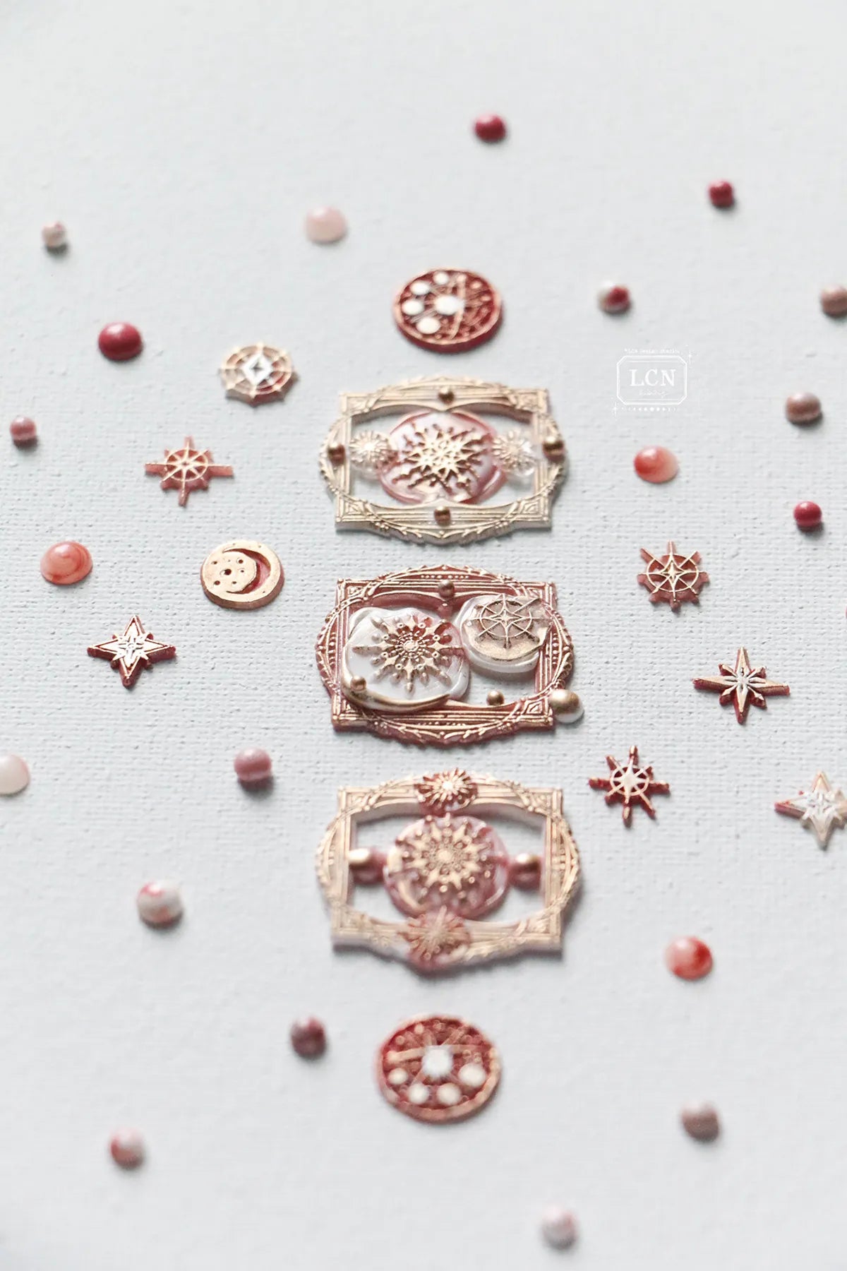 LCN Wax Seal Stamp Set Retro Frame 5