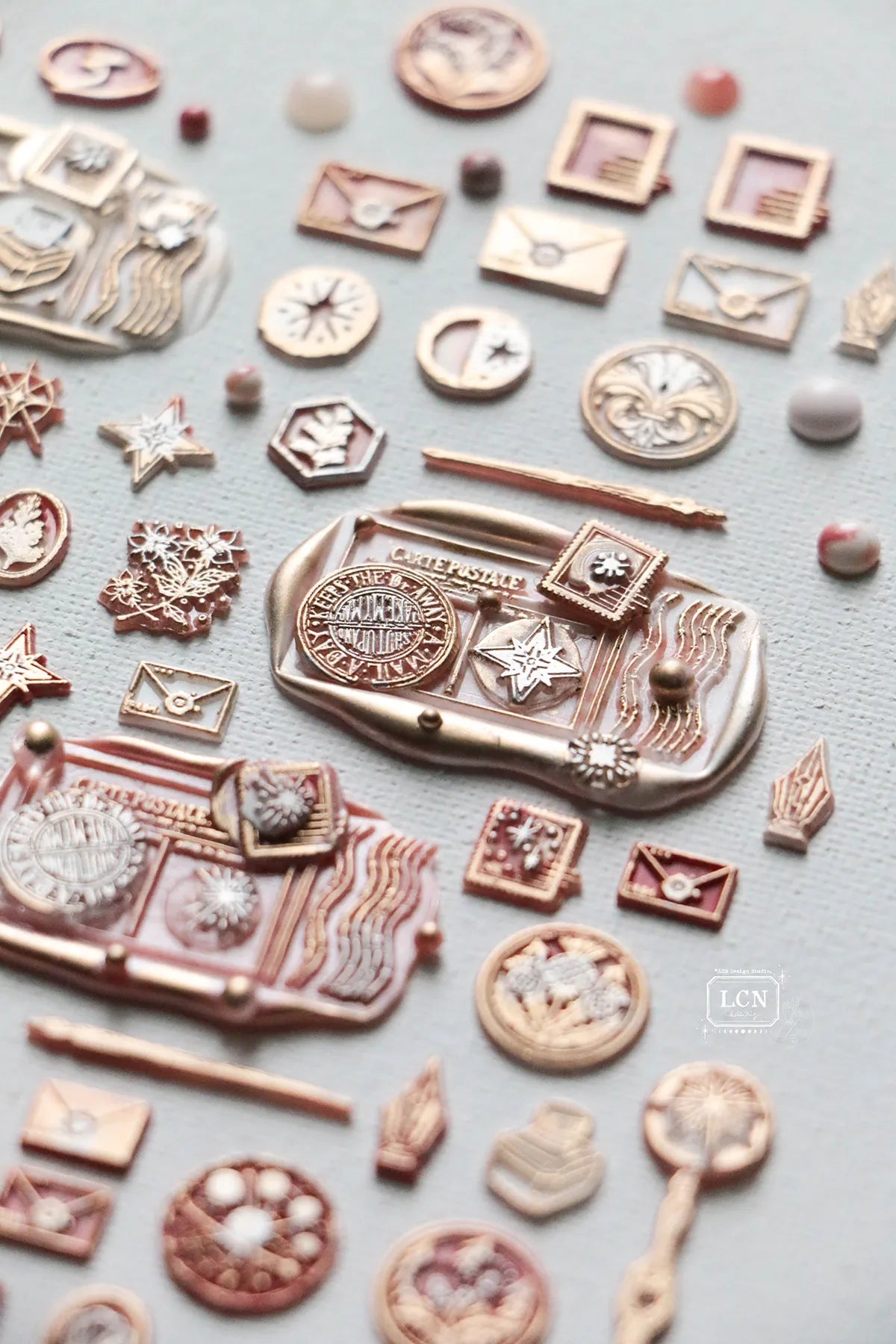 LCN Wax Seal Stamp Set Postcard