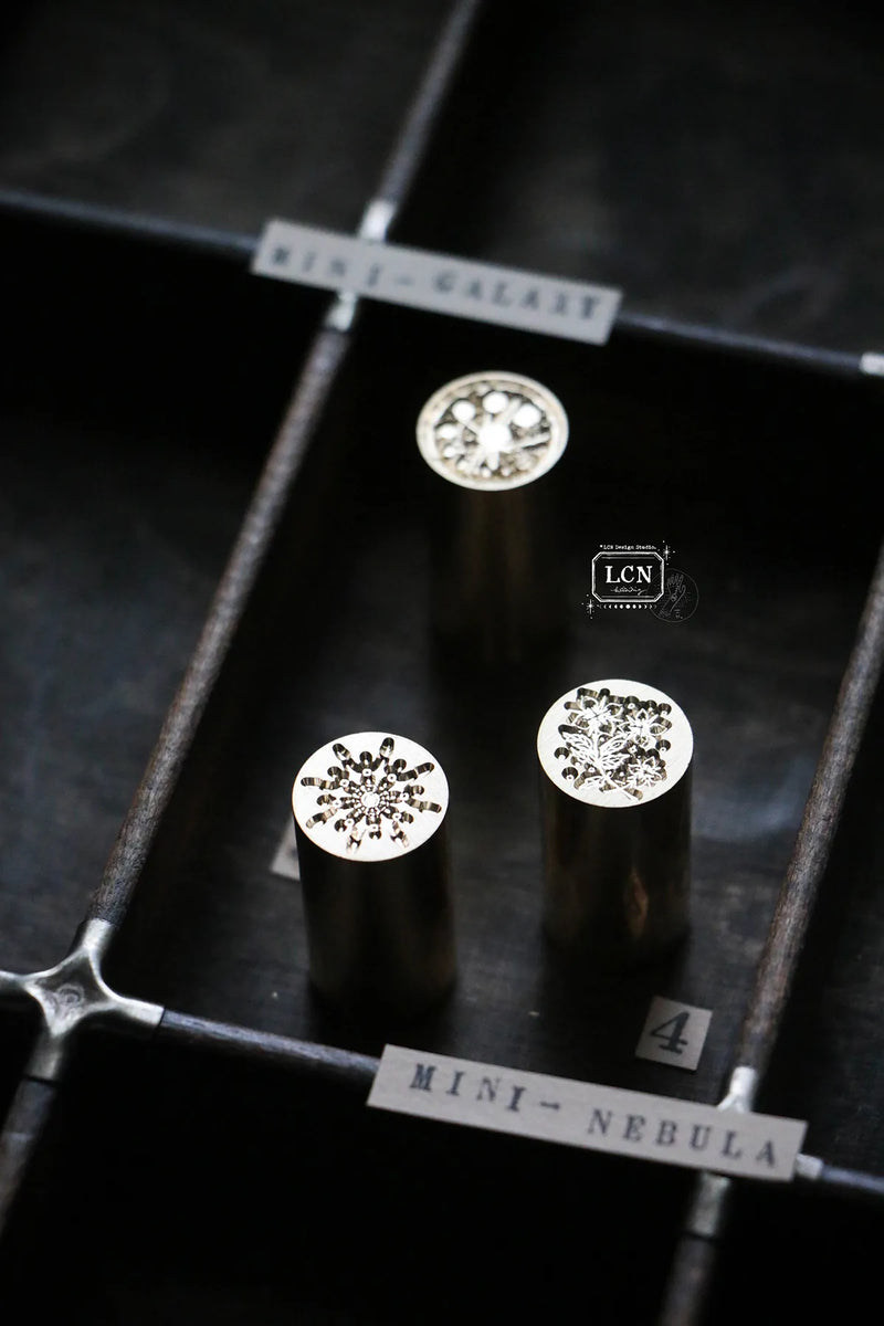LCN Mini Double Sided Wax Seal Stamp Set Nebula 3