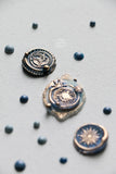 LCN Mini Double Sided Wax Seal Stamp Set Flora 1