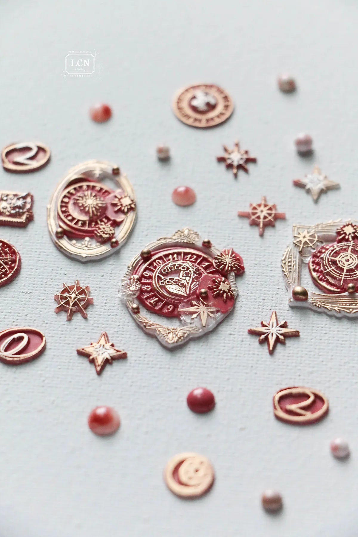 LCN Wax Seal Stamp Set Retro Frame 2