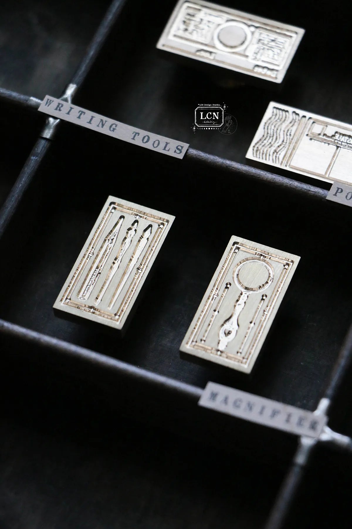 LCN Wax Seal Stamp Set Magnifier