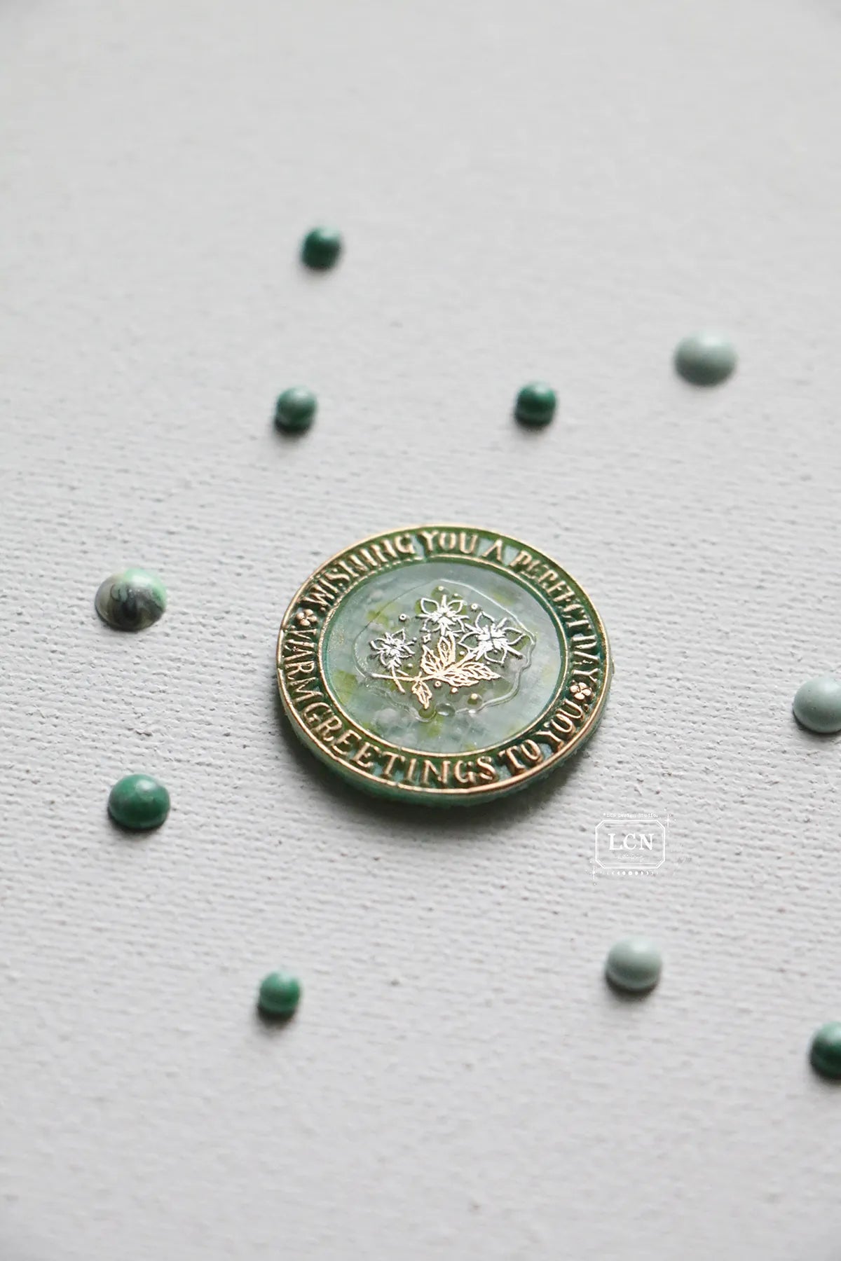 LCN Mini Double Sided Wax Seal Stamp Set Nebula 4