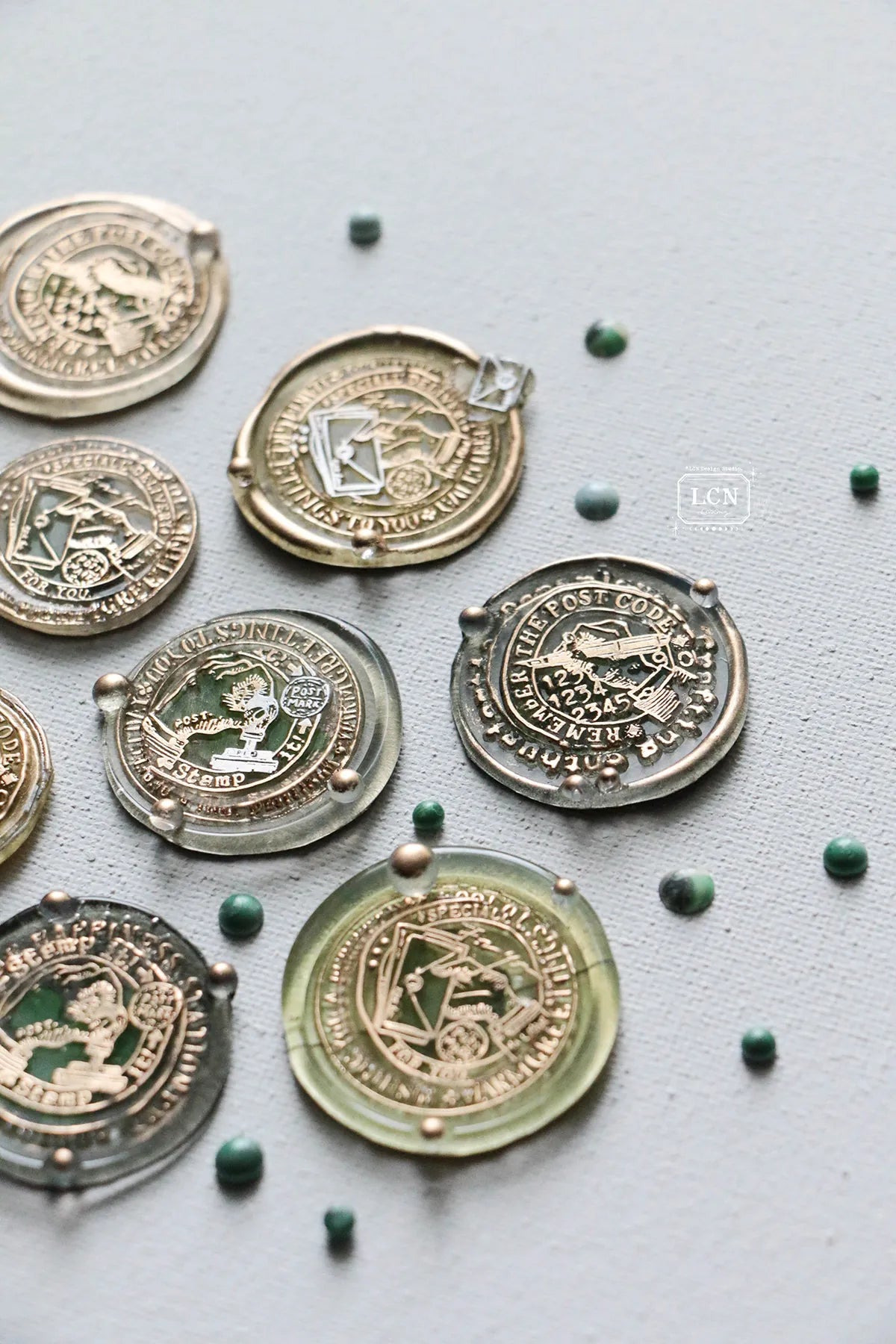 LCN Wax Seal Stamp Set Postage Mark-Gift