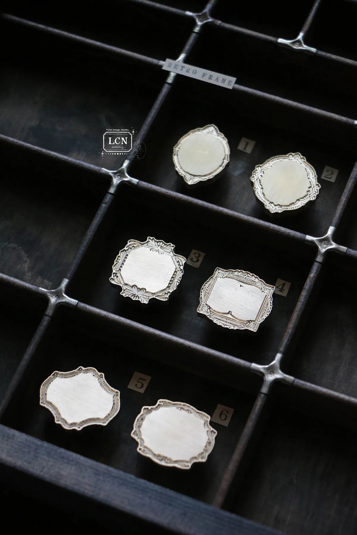 LCN Wax Seal Stamp Set Retro Frame 1