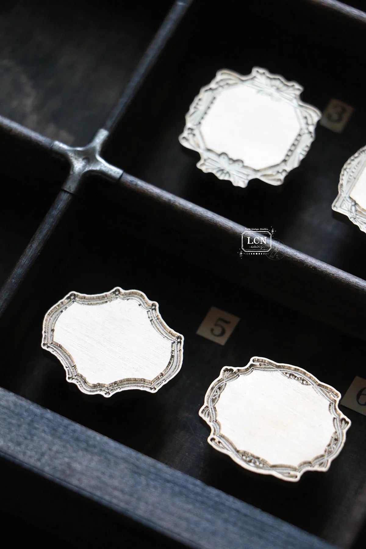 LCN Wax Seal Stamp Set Retro Frame 5