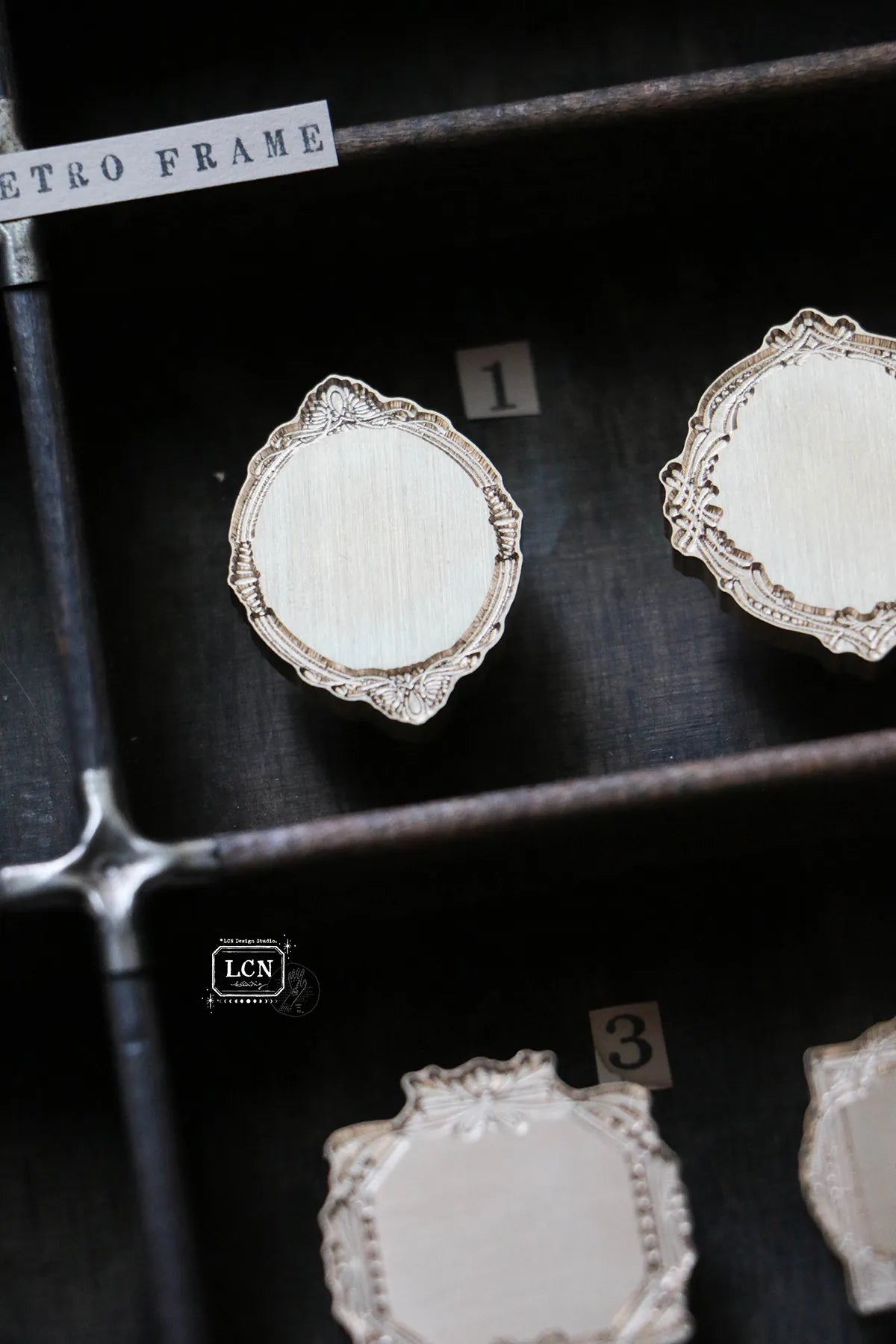 LCN Wax Seal Stamp Set Retro Frame 1