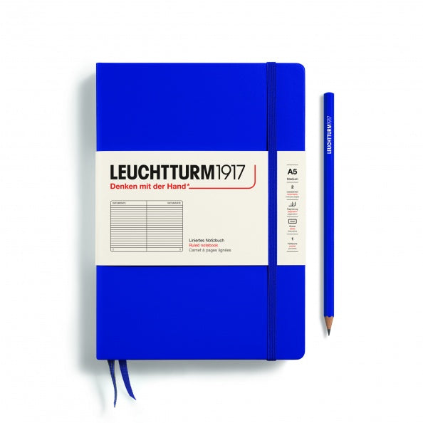 LEUCHTTURM1917 Notebook Hardcover A5 Medium Ruled Ink