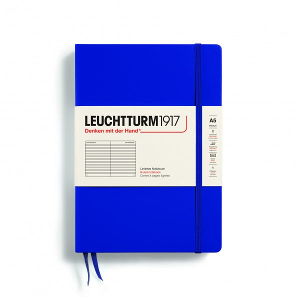 LEUCHTTURM1917 Notebook Hardcover A5 Medium Ruled Ink