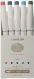 SAILOR Shikiori Calligraphy Pen 5 Colors Set Winter