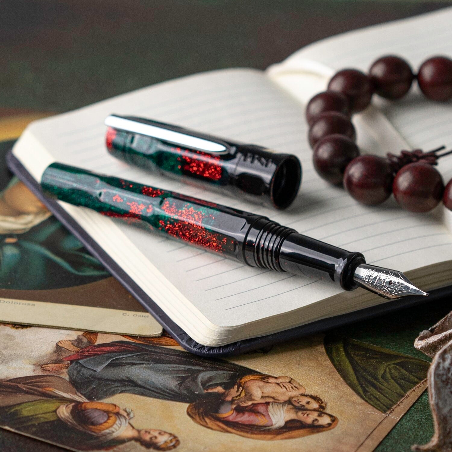 BENU Talisman Fountain Pen Dragon's Blood / Broad