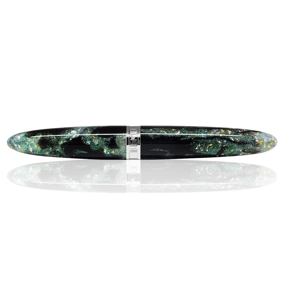 BENU Minima Fountain Pen Mystical Green Silver Fine