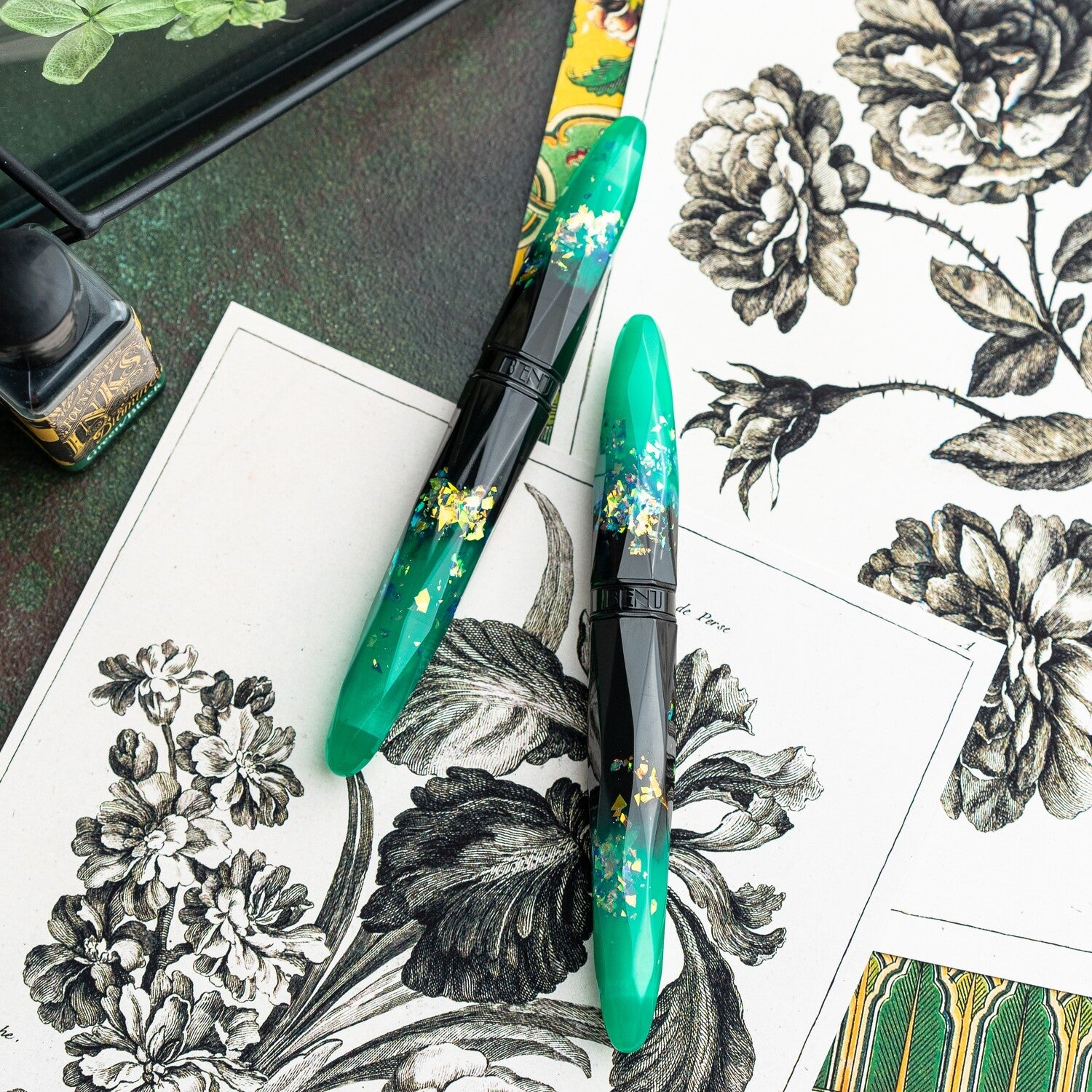 BENU Briolette Fountain Pen Luminous Jade / Fine