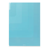 MD 5 Pockets Clear Folder A4 2 Way Blue A