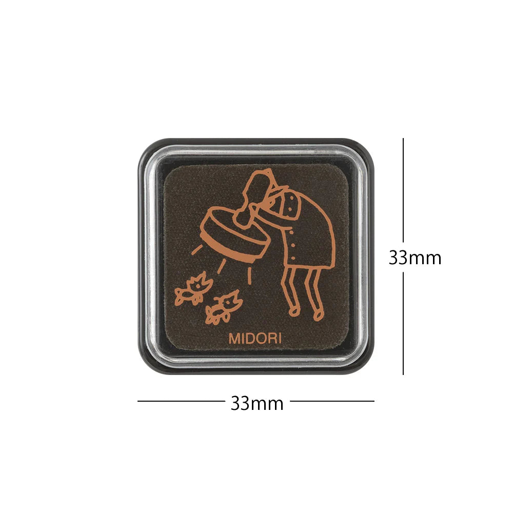 MIDORI OJISAN 30th Anniversary Ink Pad Brown