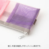 MD Book Band Pen Case B6-A5 Mesh Pink