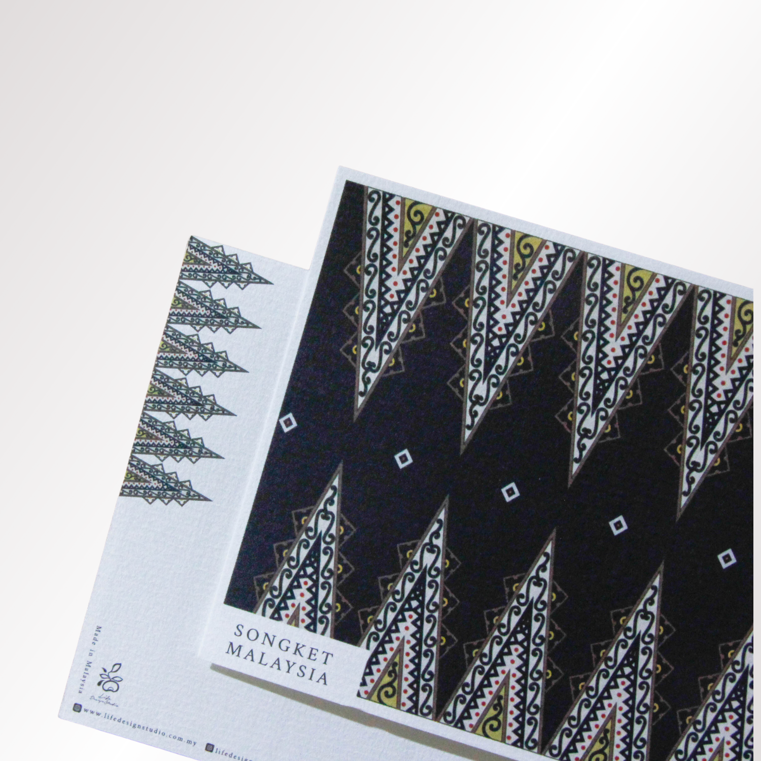 LIFE DESIGN STUDIO Batik & Songket Card (Single) Assorted