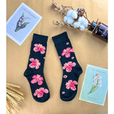 TYPICAL US Flower Series Socks Hibiscus (1Pair)