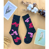 TYPICAL US Flower Series Socks Bougainvillea (1Pair)