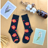 TYPICAL US Flower Series Socks Rafflesia (1Pair)